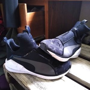 Puma High Top Cross Trainers camo